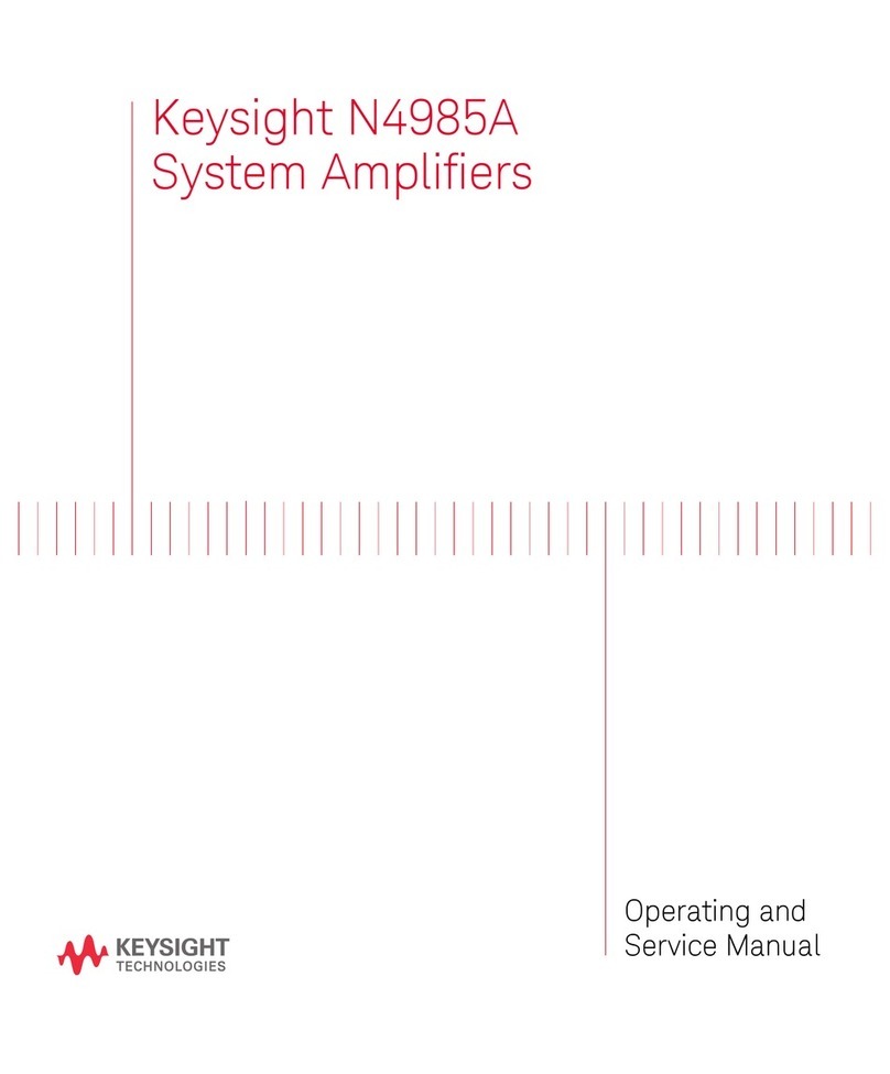 Keysight Technologies N4985A-P15 Service manual