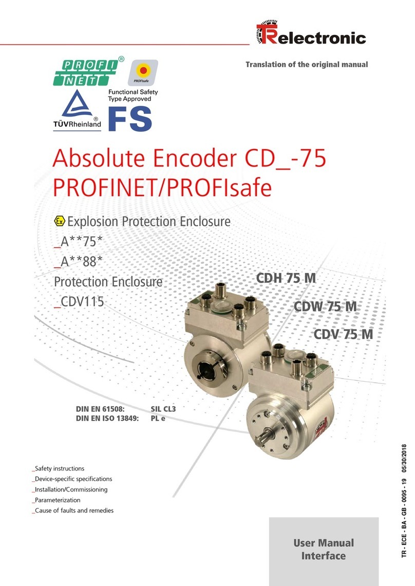 Relectronic CDH 75 M user manual