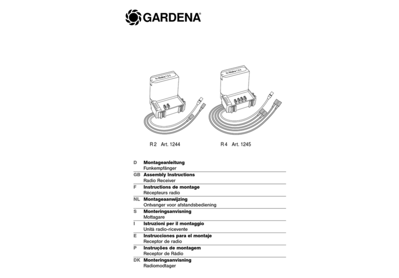Gardena 1244 Assembly instructions