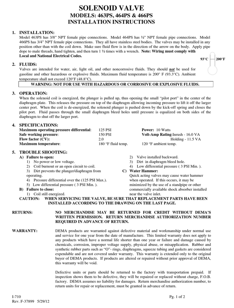 DEMA 463PS installation instructions