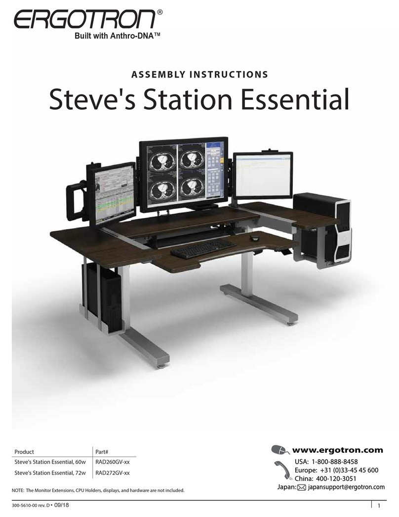 Ergotron Anthro-DNA Steve's Station Essential User manual