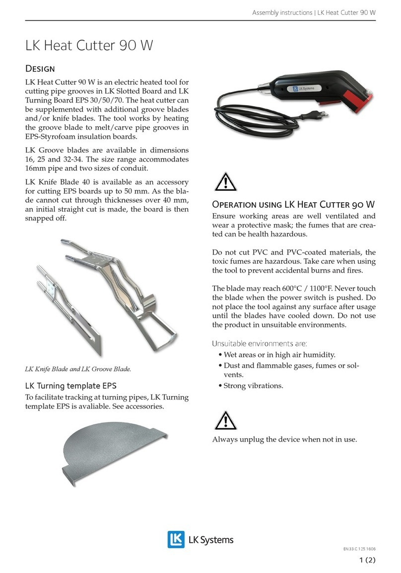 LK Heat Cutter 90 W Assembly instructions