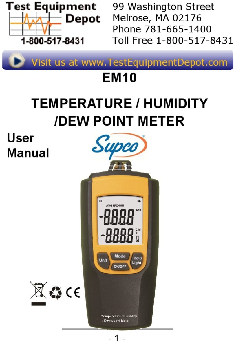 Supco EM10 User manual