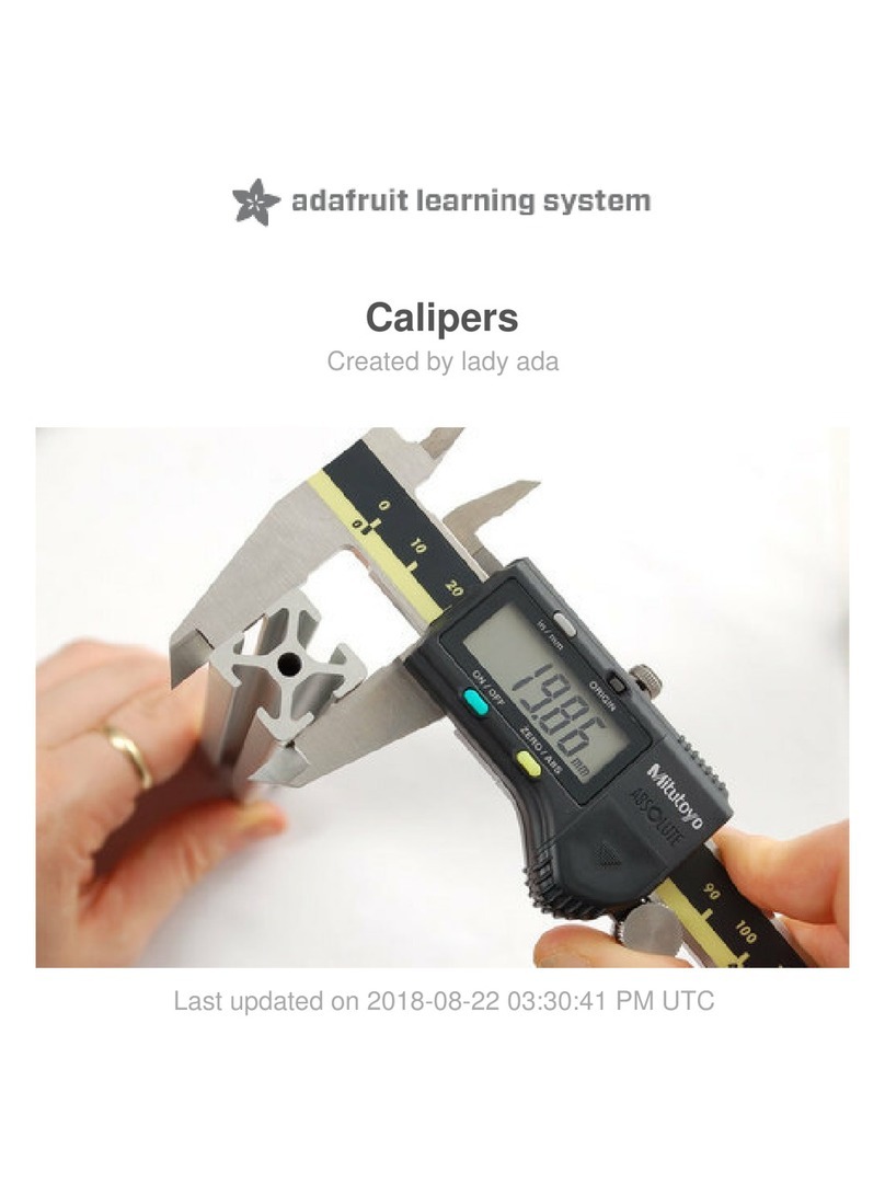 Adafruit Industries Mituroyo manual