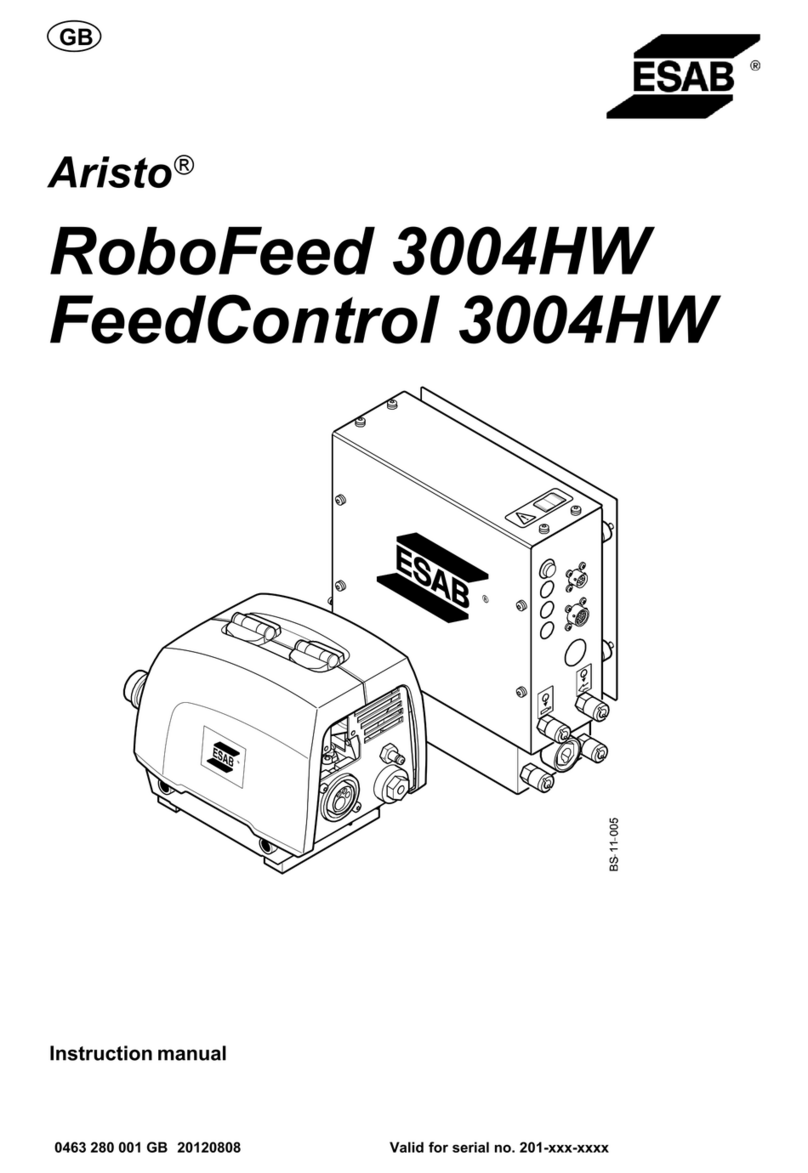 ESAB Aristo RoboFeed 3004HW instruction manual