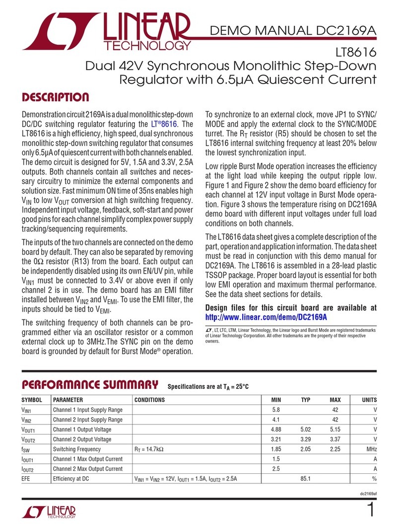 Linear Technology DC2169A Quick setup guide Linear Technology DC2169A Quick setup guide