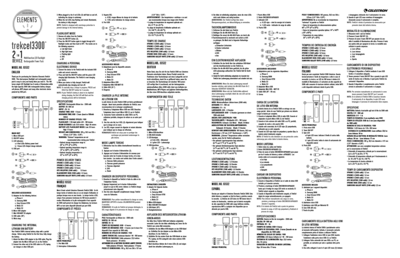 Celestron Elements trekcel3300 manual