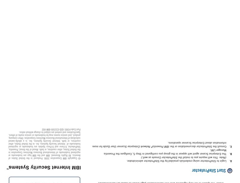 IBM Proventia ES1500 Getting started