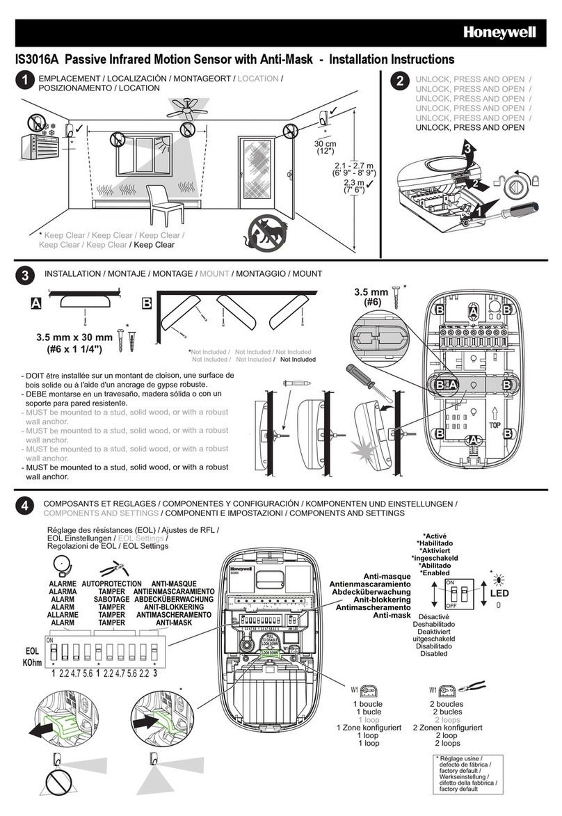 Honeywell IS3016A User manual
