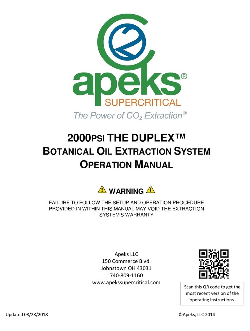 Apeks 2000PSI THE DUPLEX Operation manual