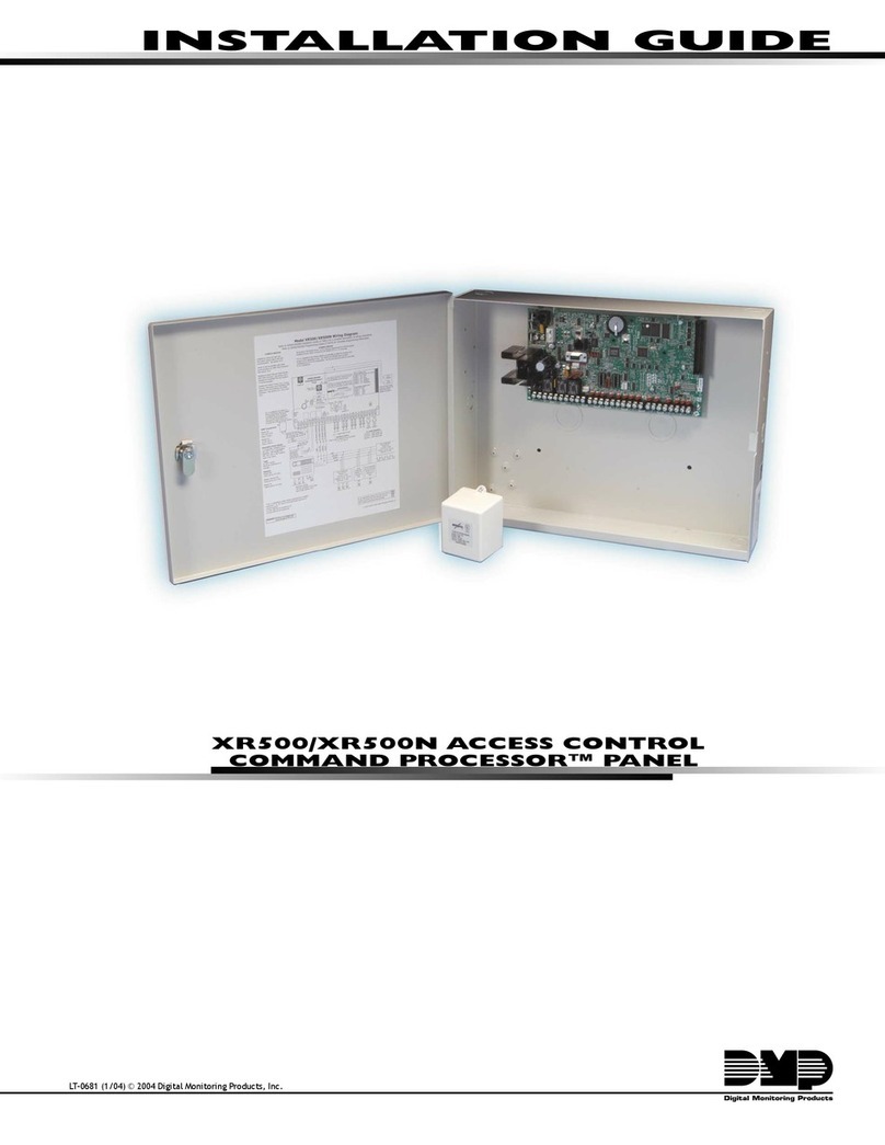Digital Monitoring Products COMMAND PROCESSOR XR500 User manual