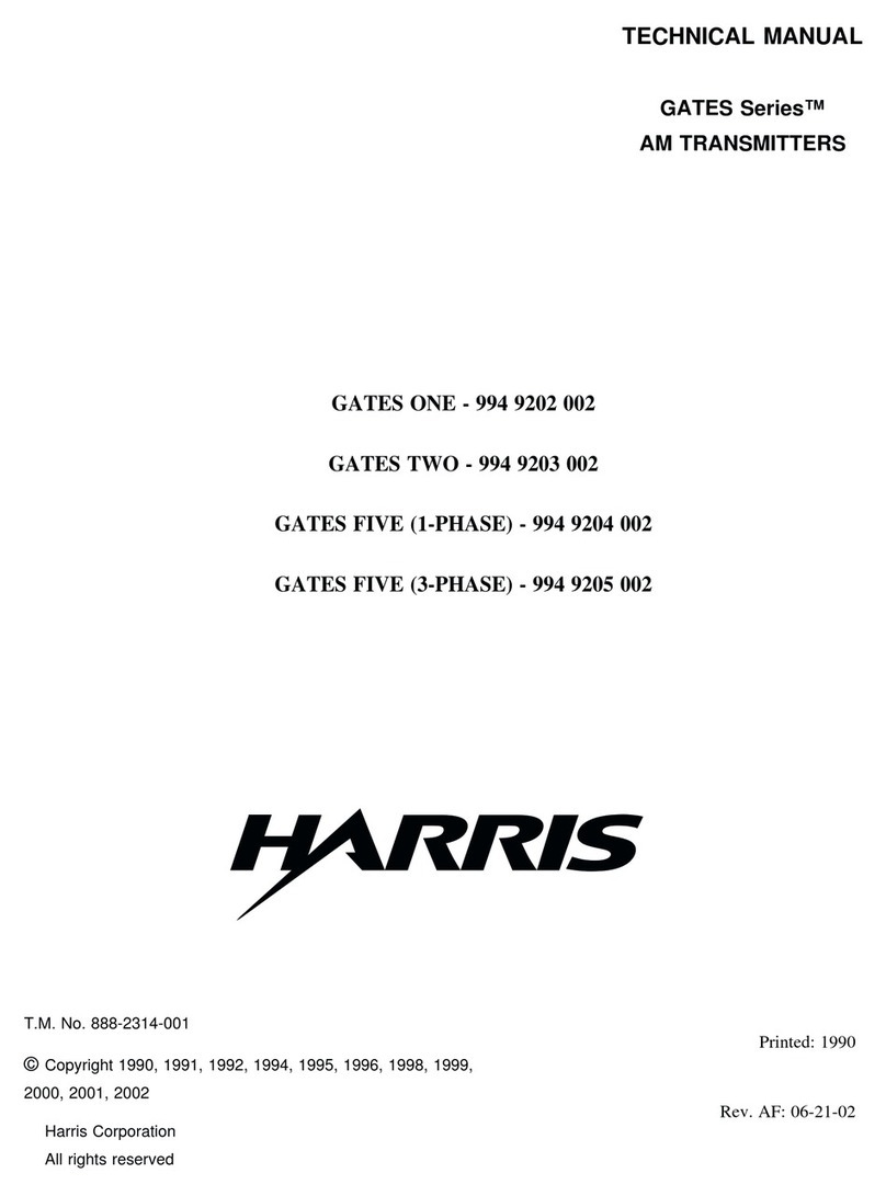 Harris Gates One 994 9202 002 User manual
