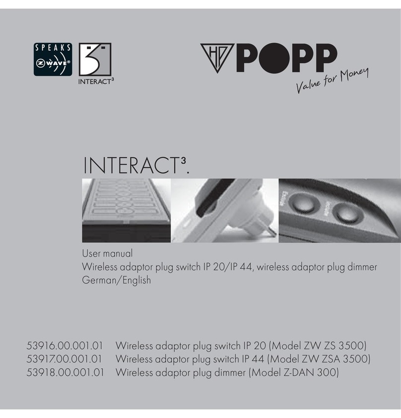 Popp INTERACT3 User manual