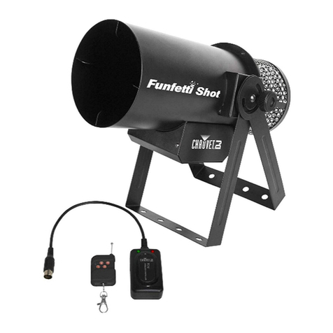 Chauvet DJ Funfetti Shot Quick reference guide