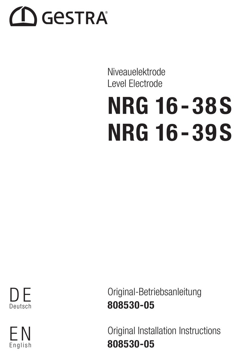 GESTRA NRG 16-38 S Original Installation Instructions