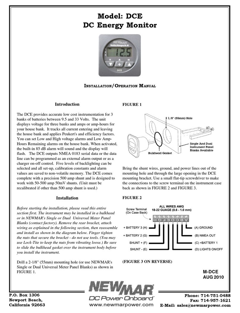 NewMar DCE Installation & operation manual