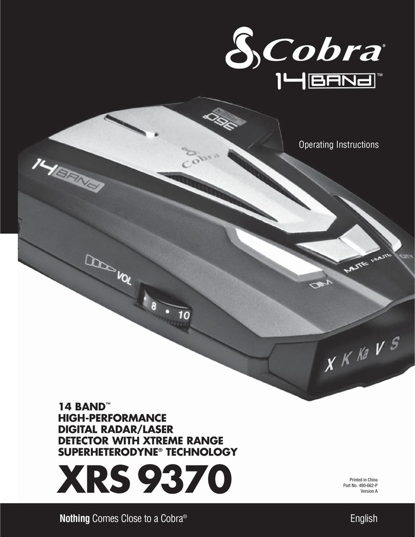 Cobra 14 Band XRS 9370 User manual