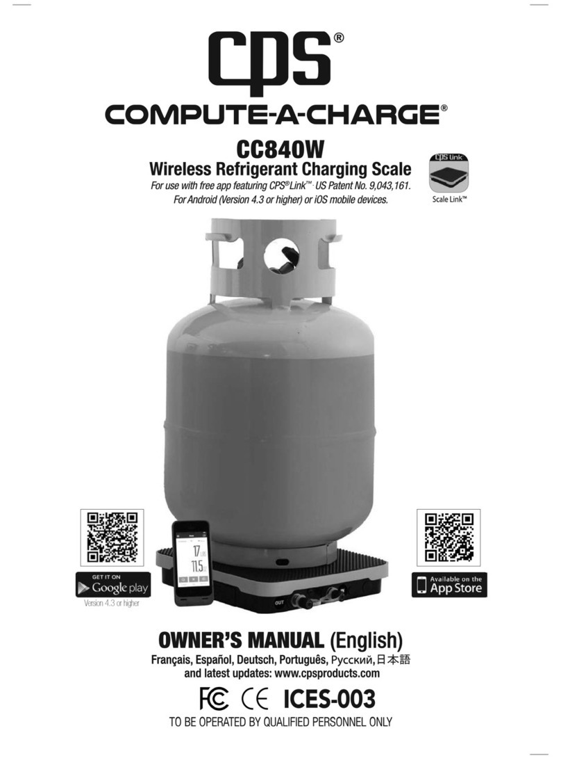 CPS COMPUTE-A-CHARGE CC840W User manual