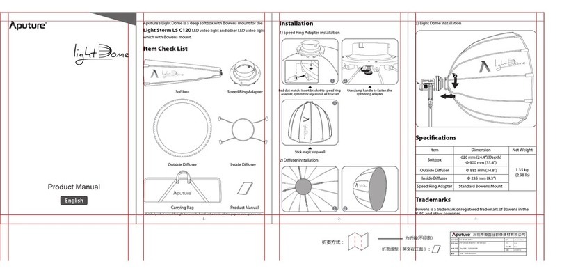 Aputure Light Dome product manual