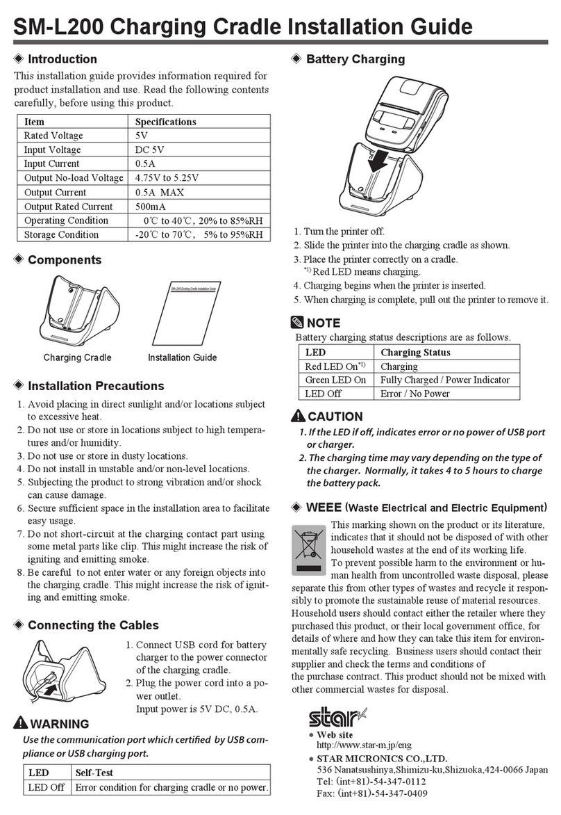 Star Micronics SM-L200 installation guide Star Micronics SM-L200 installation guide