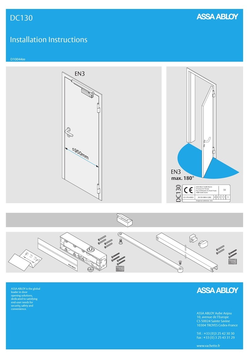 Assa Abloy DC130 User manual