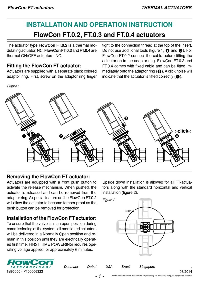 FlowCon FT.0.3 Installation and operation instruction