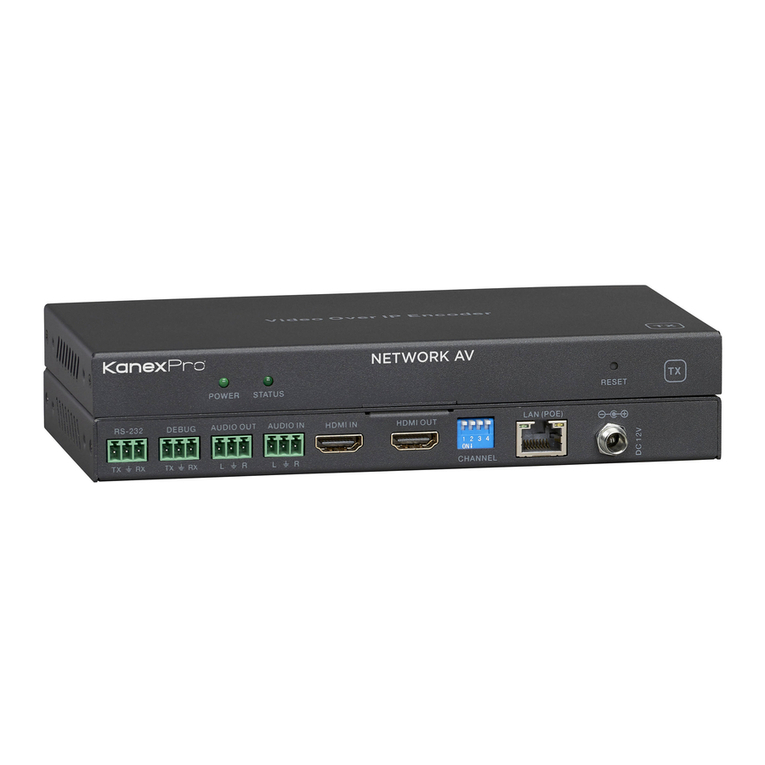 KanexPro EXT-NETAVTX manual