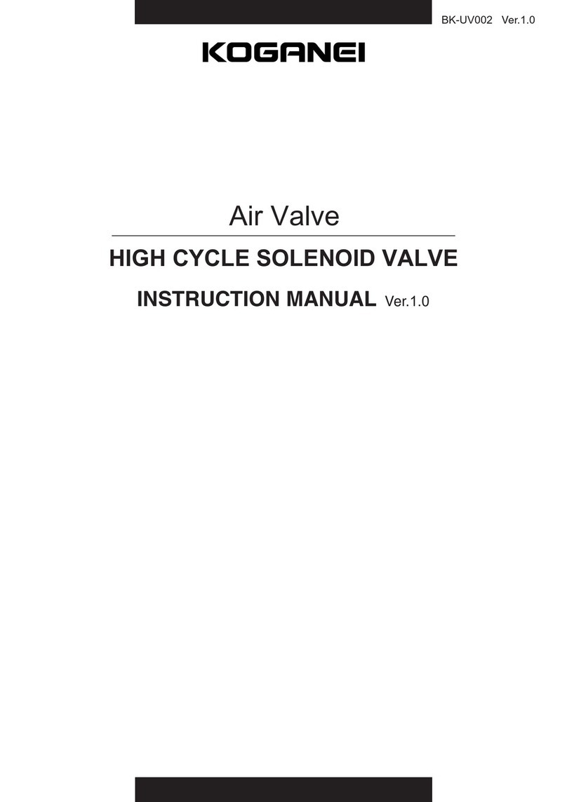 KOGANEI CORPORATION HV160E1-2 instruction manual KOGANEI CORPORATION HV160E1-2 instruction manual