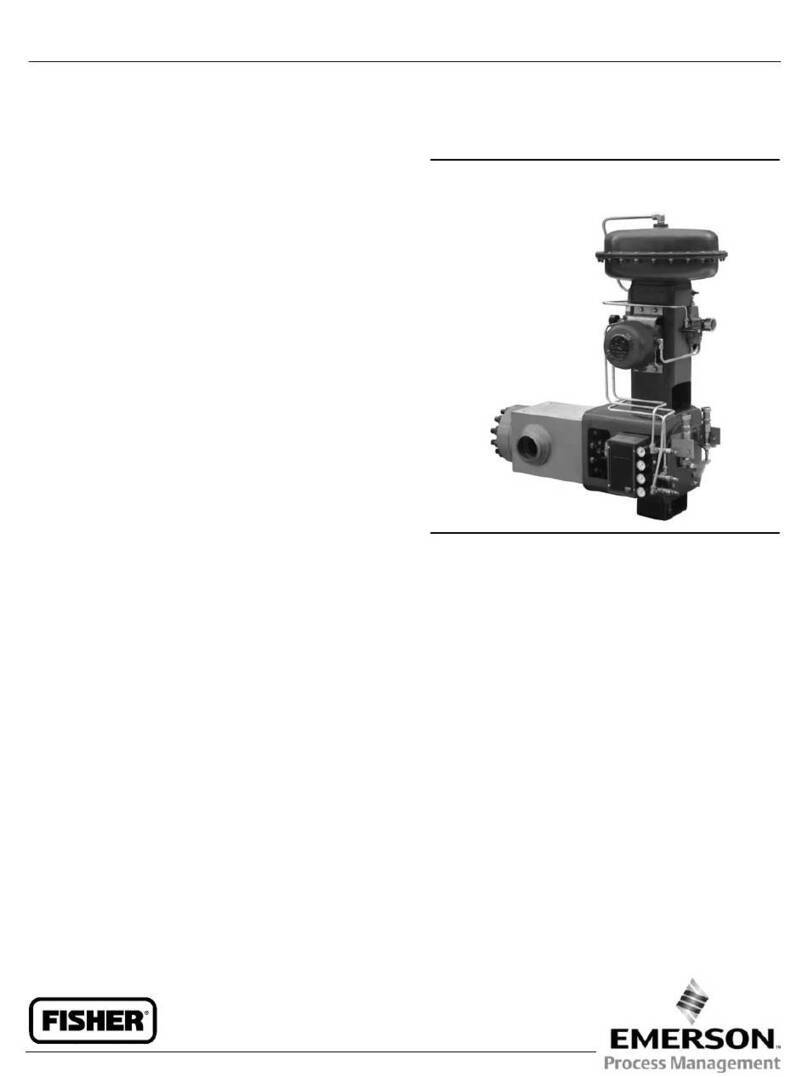 Fisher 1052PSV User manual