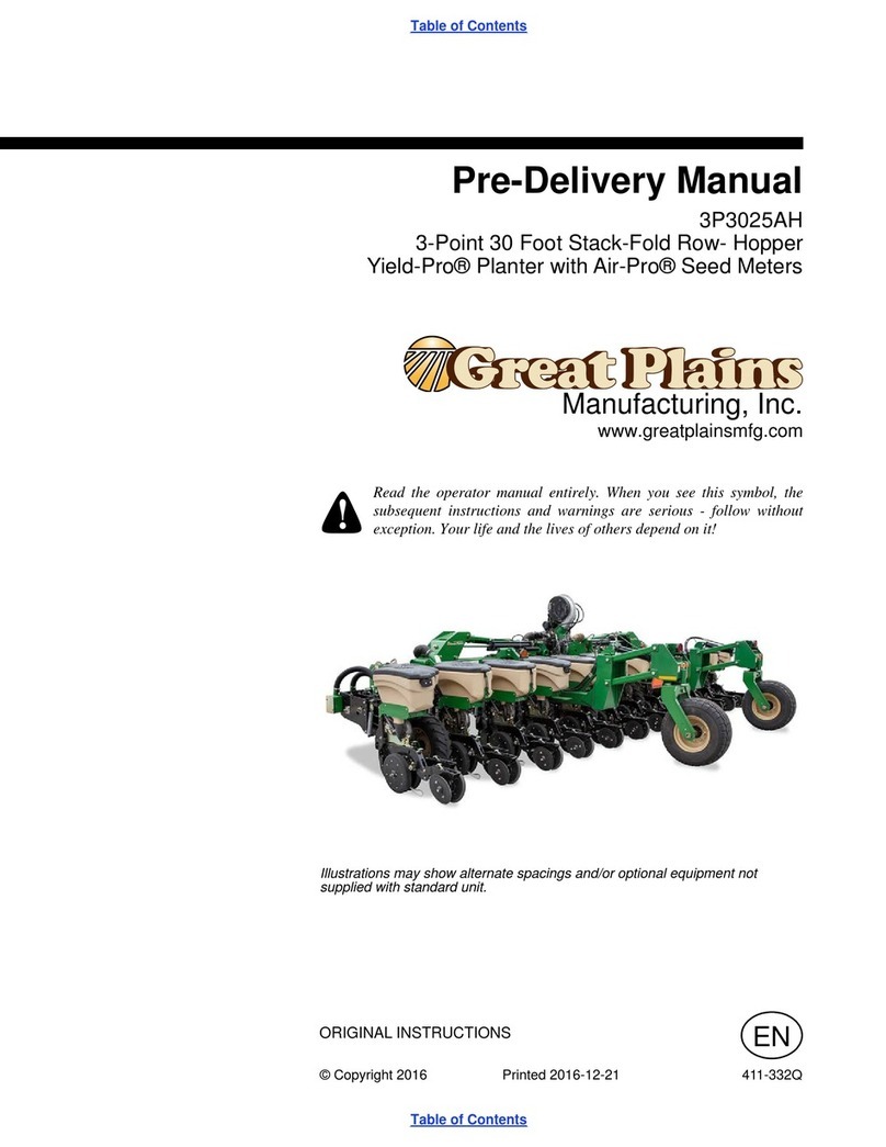 GREAT PLAINS Yield-Pro 3P3025AH manual