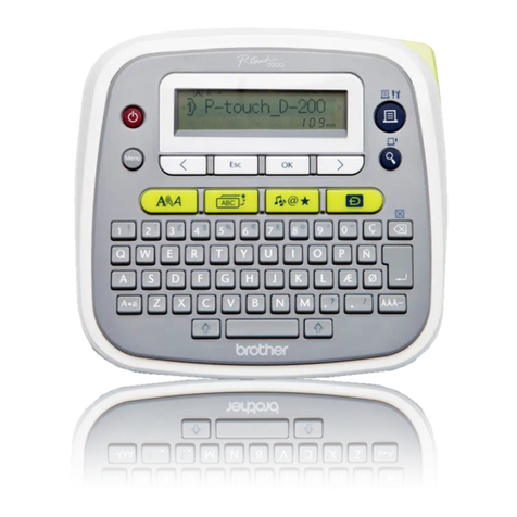 Brother PT-D200 user guide