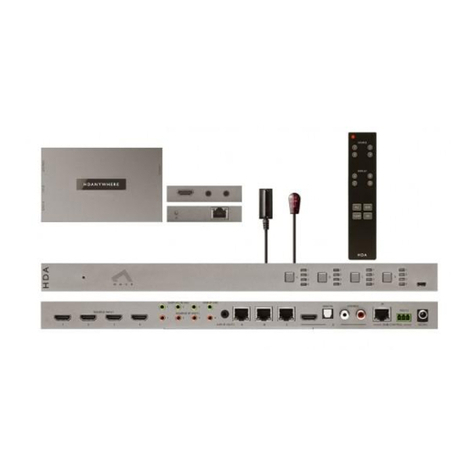 HDanywhere MHUB quick start guide