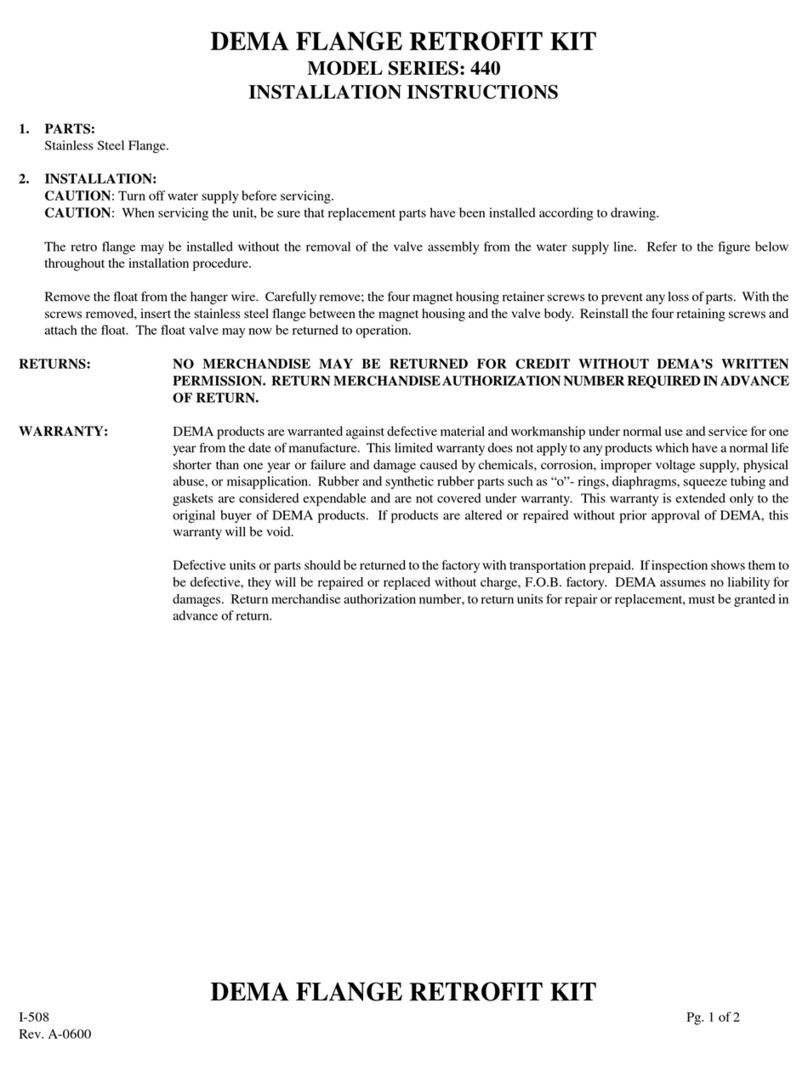 DEMA 440 installation instructions