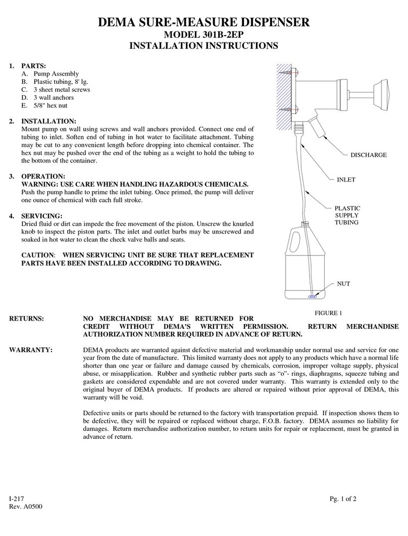 DEMA 301B-2EP User manual