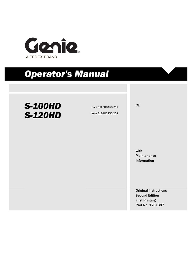 Genie S-100HD User manual Genie S-100HD User manual