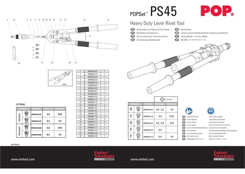 Pop POPSet PS45 User manual