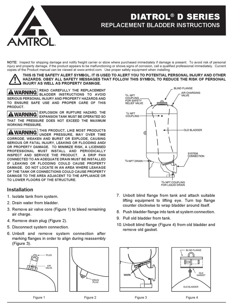 Amtrol DIATROL D Series instructions