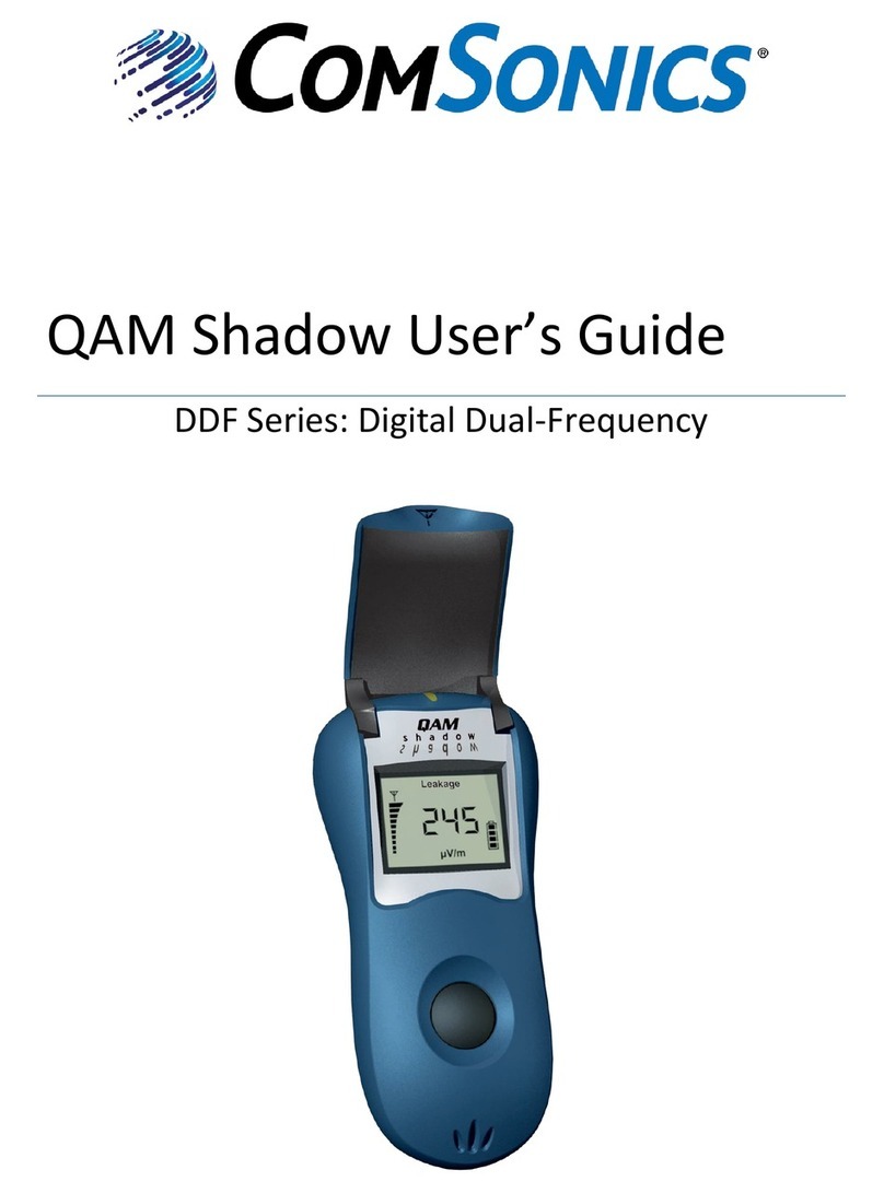 ComSonics QAM Shadow User manual