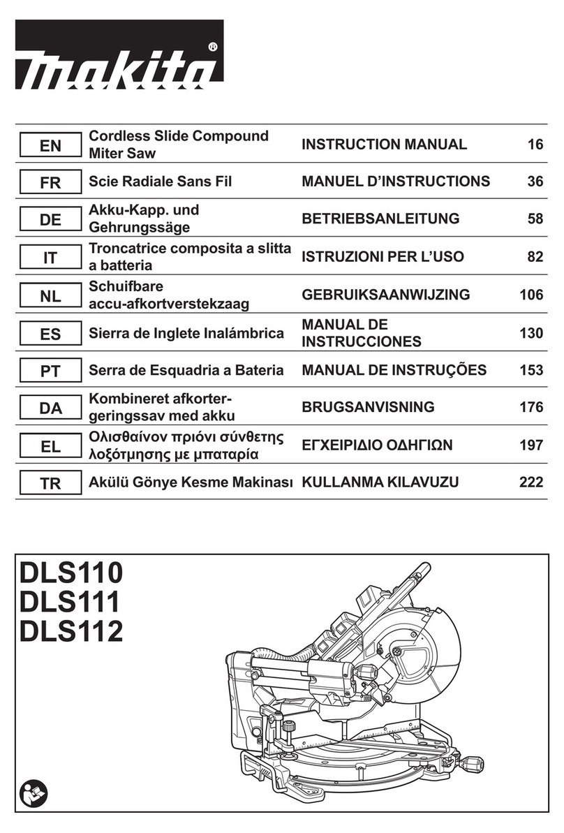 Makita DLS110 User manual