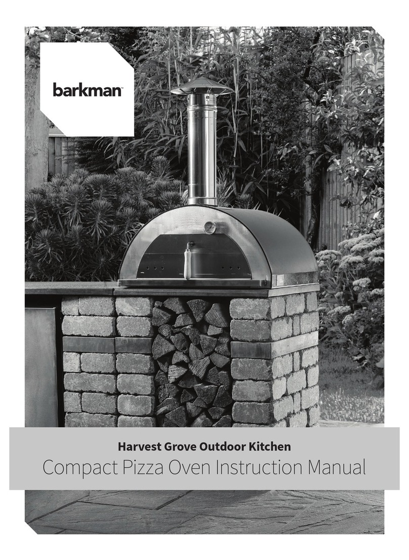 barkman Compact Pizza Oven instruction manual
