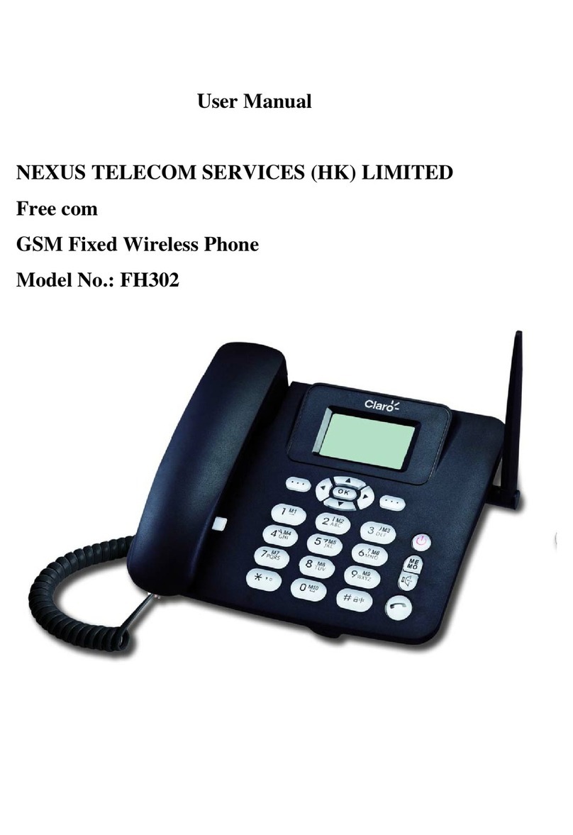 Claro FH302 user manual
