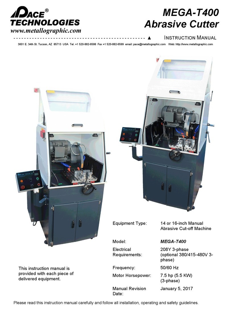 Pace Technologies MEGA-T400 instruction manual
