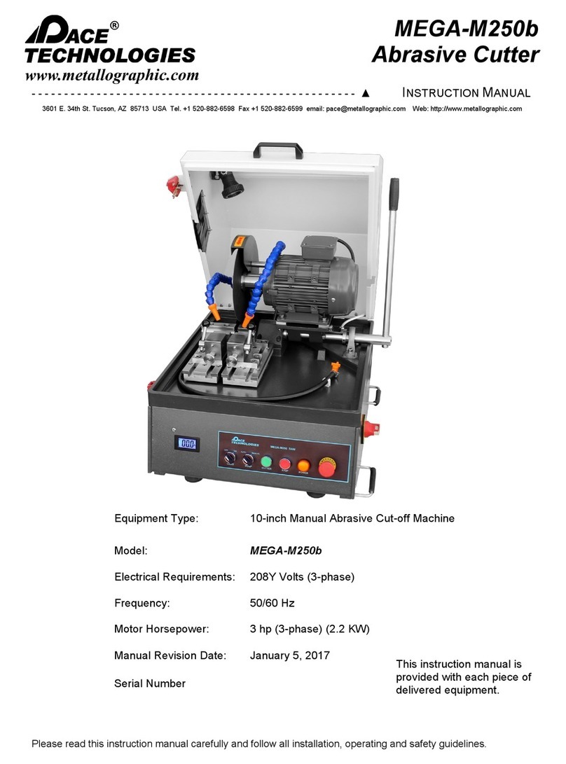 Pace Technologies MEGA-M250b instruction manual