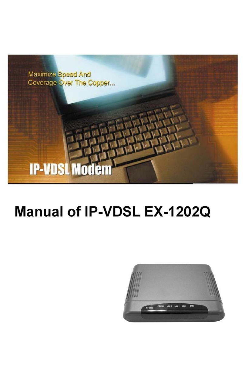 Tellion IP-VDSL EX-1202Q manual