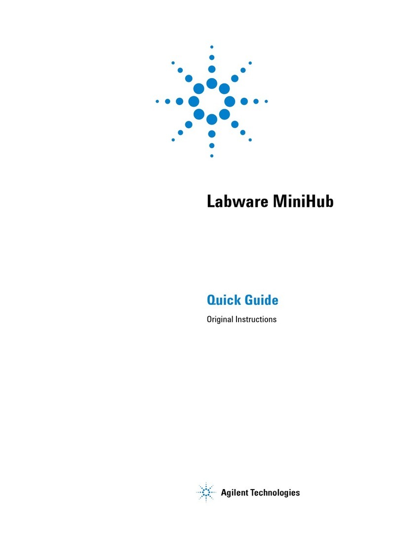 Agilent Technologies Labware MiniHub User manual