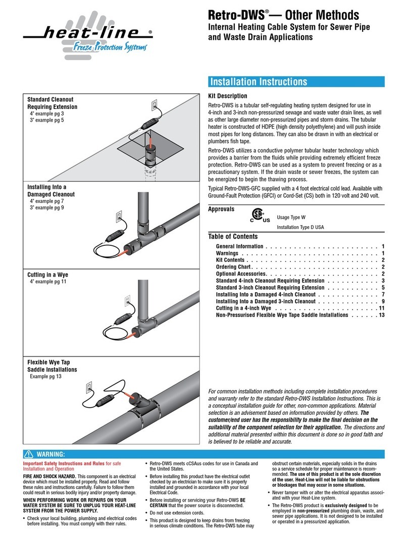 Heatline Retro-DWS installation instructions Heatline Retro-DWS installation instructions