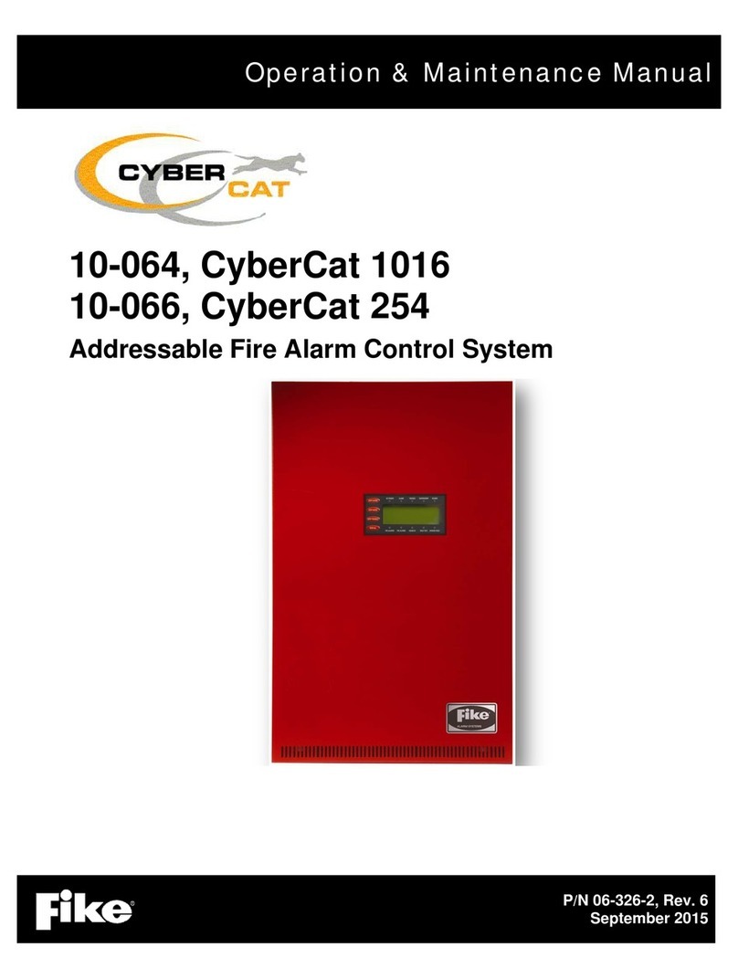 Fike CyberCat 1016 Operation & maintenance manual