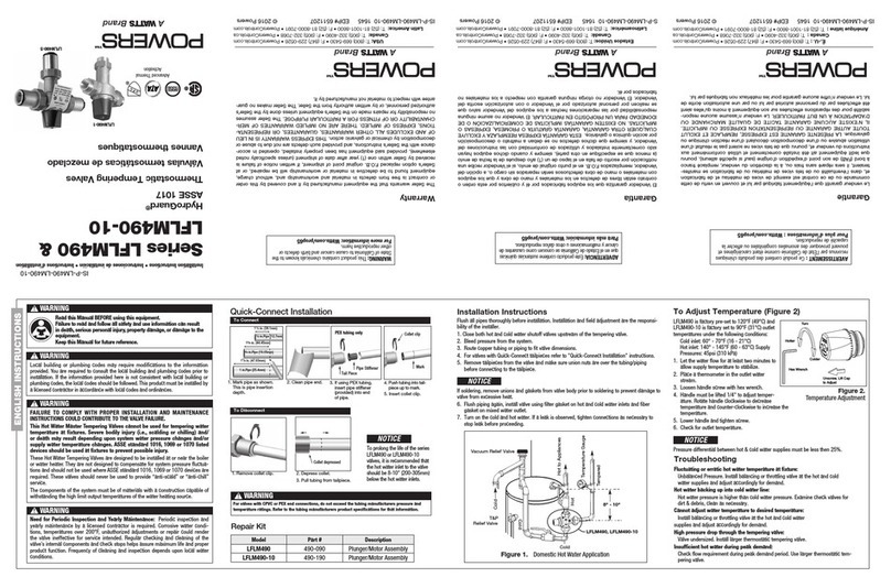 Powers LFLM490-10 User manual