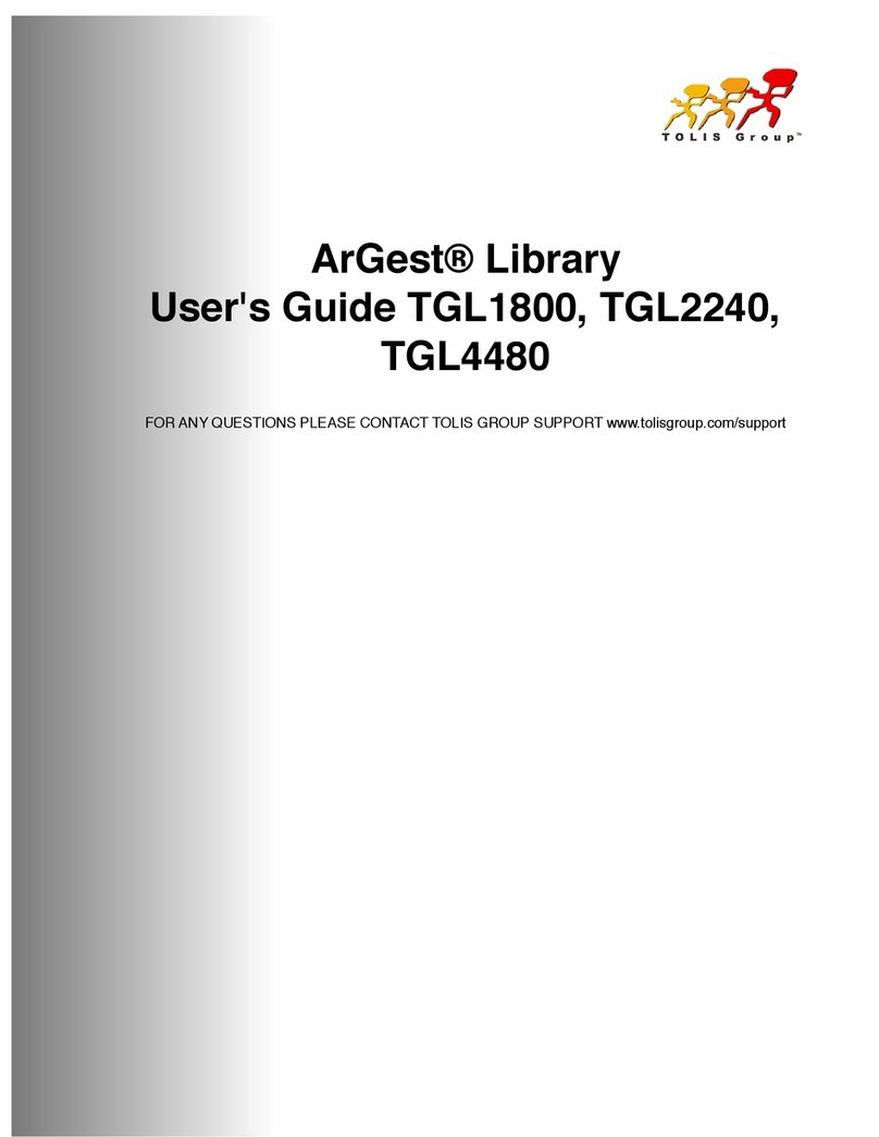 Tolis Group ArGest TGL1800 user guide Tolis Group ArGest TGL1800 user guide