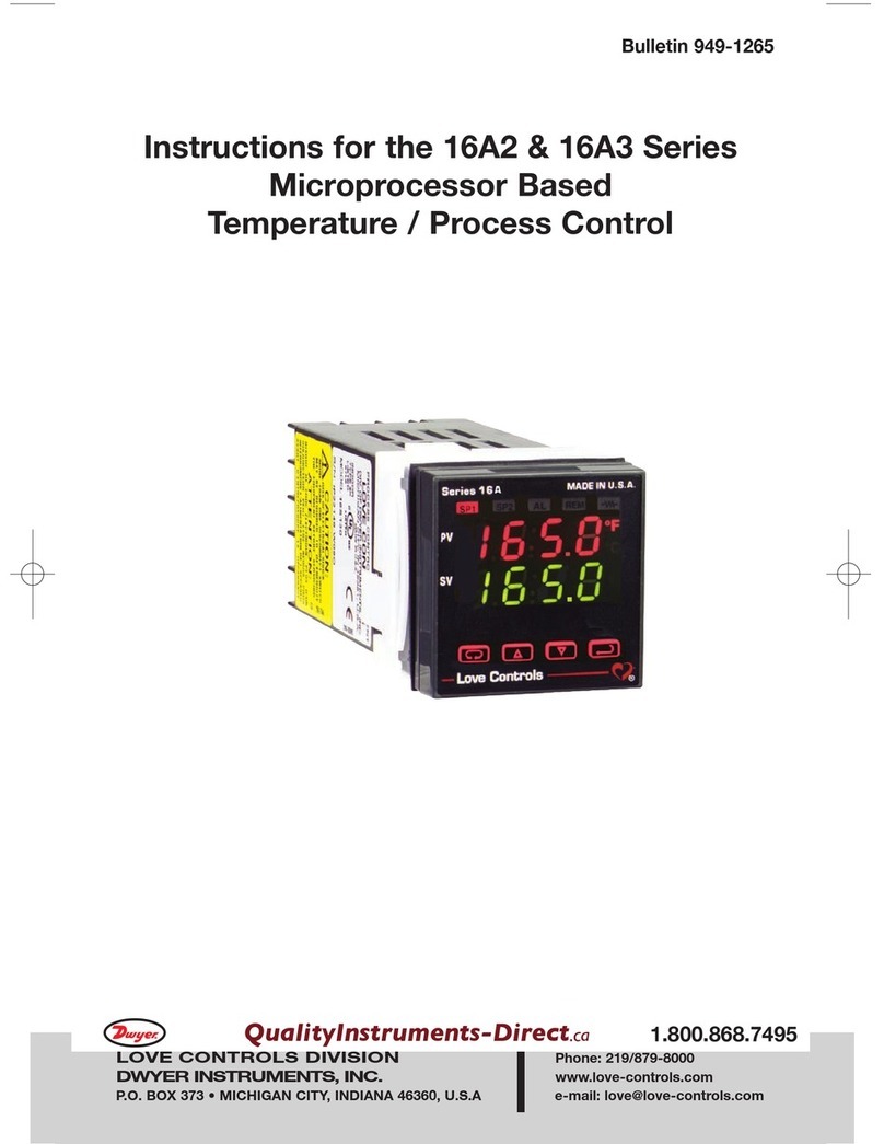 Dwyer Instruments 16A2 Series instructions